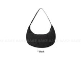 HALF MOON PADDED HOBO BAG