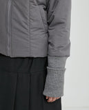 Hooded Asymmetrical Puffer Jacket