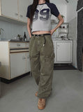 Mute Dying Wide Cargo Pants
