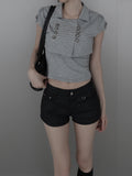 Napoleon Sleeveless Bolero Two-Piece Cardigan