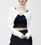 Mitina Chain Bolero Cardigan