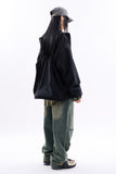 Hibbing hooded over denim jumper