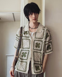 Clover Crochet Short Sleeve Cardigan