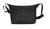 Sky Blue Cloud Smile Embroidery Cross Curved Messenger Bag