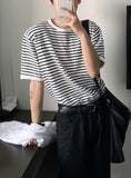 Neo stripe half knit