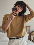 Bio cash round knitwear