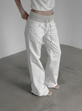 Shibori Straight Cotton Pants
