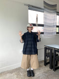 Gohins Cotton Banding Bermuda Pants