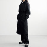 Vosto wool trench coat