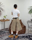 Coel Zip Cargo Bermuda Pants
