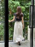 Manique A-line Long Skirt