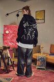 [2-WAY] Skeleton Hood Zip-Up