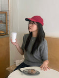 Moei round wool short sleeve knit