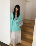 Humma Deep V-Neck Long Sleeve T-Shirt