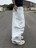 Silver Gray Balloon Pants