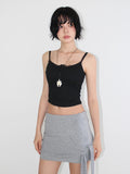 DRAPE TAIL MINI SKIRT