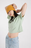 Color ribbed cotton beanie