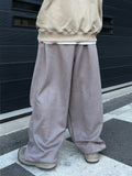 Suede Balloon Pants