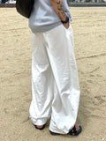 Folded Line Cotton Pants