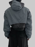 Ancas Color Matching Hooded Padding