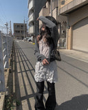 Newel Wrinkle Muffler One Piece Set