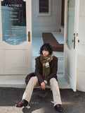 Eric One Tuck Corduroy Wide Pants
