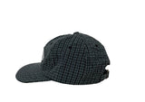 Lucky Lettering Two-Tone Check Camp Cap