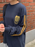 [Unisex] Trilded Track Print Over Long Sleeve Tee