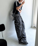 Silver Glossy String Backpack