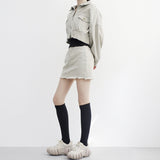 Sie Cotton Crop Jacket