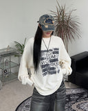 Miley printed boucle knitwear