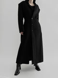 60% wool) Bonnie handmade long coat