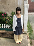 Milkpo Summer Basic Loose-Fit Cardigan