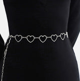 Calendar Heart Chain Belt