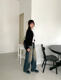 Felint Washing Incision Balloon Denim Pants