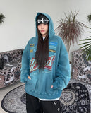 Bird Dyeing Box Hoodie