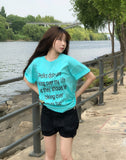 Souffle Dot Lettering Short Sleeve
