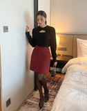 Santia Bolero Layered Knit