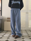Mohi Fleece Brushed Two-Way Long Wide Jogger Pants