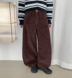 Hoville Corduroy Wide Pants