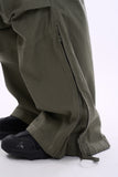 Trap side zipper parachute cargo pants