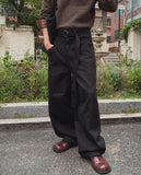 Haddon Yoke Cut Belted Wide Pants