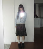 Culo Check Midi Skirt