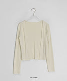 Reniki Color Basic Open Cardigan
