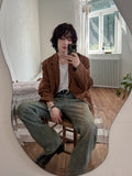Slug wash bootcut denim