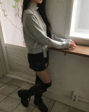 Bron Muffler Round Wool Knit