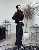 Eddie Cropped Suede Jacket