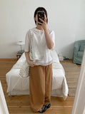 Hanku balloon wide cotton pants