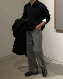 Revan Half Zip-Up Cable Knit