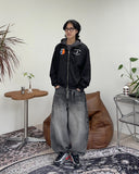 Kael Emblem Jersey Zip-up